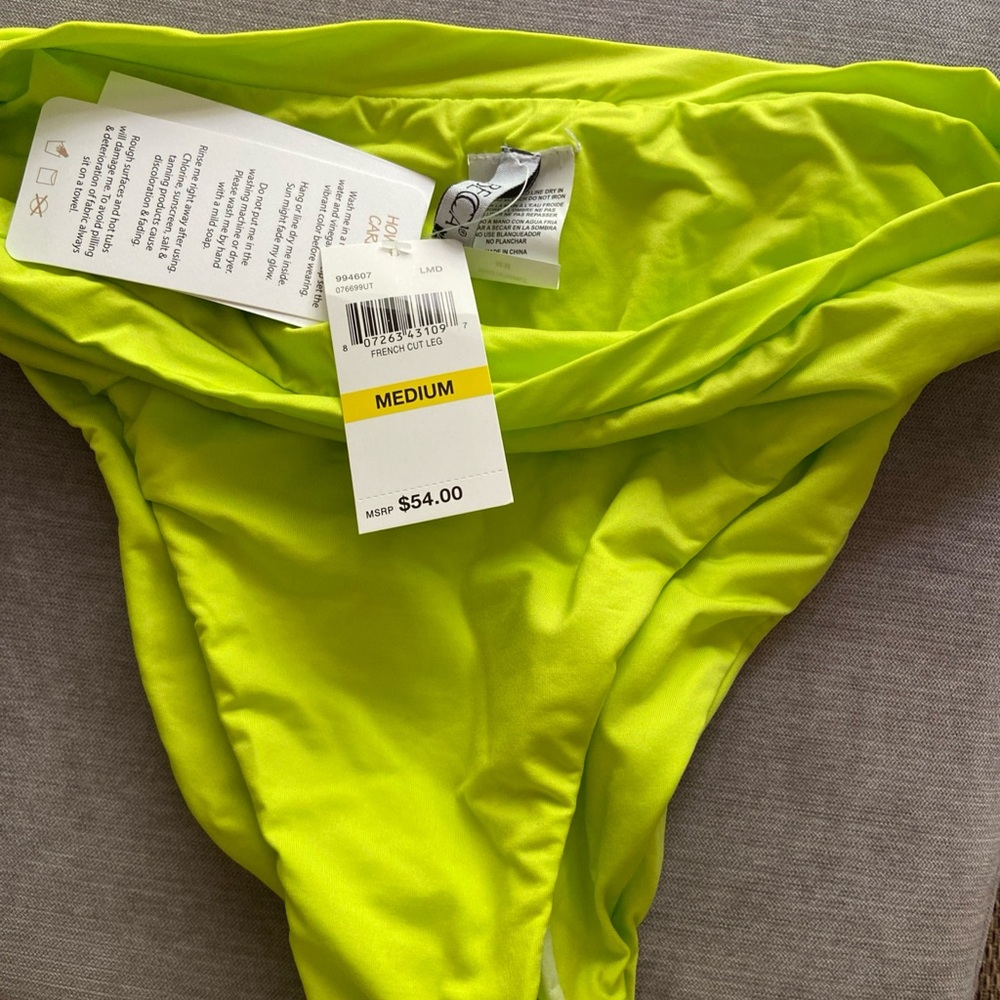 Vibrant Neon Green Bikini Bottom